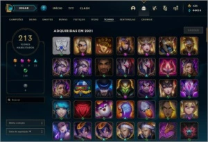 Conta League of Legends com todas as skins do jogo LOL