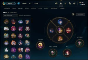Conta League of Legends com todas as skins do jogo LOL