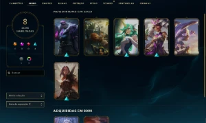 Smurf Mestre ! PDL 8 skins - League of Legends LOL