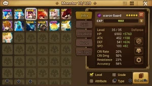Conta com Guarda Macaron Early - Summoners War