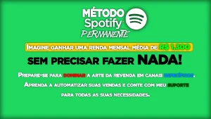 Método Spotify PERMANENTE (para revender ou uso próprio) - Assinaturas e Premium