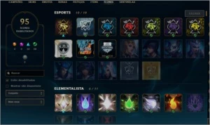 Conta League of Legends. LOL