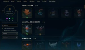 Conta League of Legends. LOL