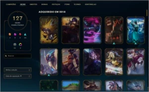 Conta League of Legends. LOL