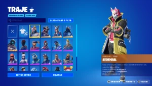 (Fortnite) conta com skins antigas + 700 V-Bucks