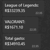 ✨✅ CONTA 2010 1593 SKINS (+35K GASTO) + VALORANT (+1k600) ✅✨ - League of Legends LOL