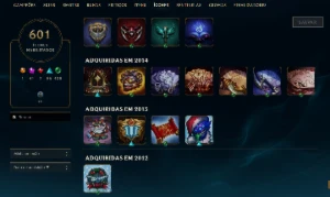 ✨✅ CONTA 2010 1593 SKINS (+35K GASTO) + VALORANT (+1k600) ✅✨ - League of Legends LOL