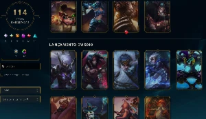 Conta LOL  - 114 Skins - League of Legends