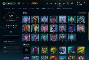Mestre com 32 Champs e 8 Skins - League of Legends LOL