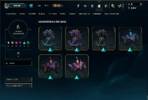 Mestre com 32 Champs e 8 Skins - League of Legends LOL