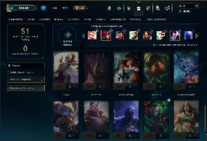 Mestre com 32 Champs e 8 Skins - League of Legends LOL