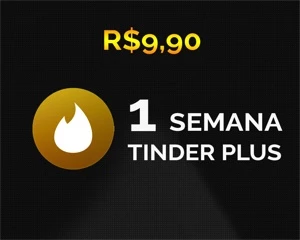 TINDER PLUS 1 SEMANA - R$9,90 - Assinaturas e Premium
