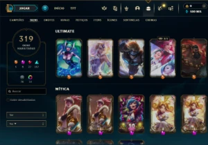 Conta Full acesso, lv777,319 skins - League of Legends LOL