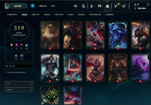 Conta Full acesso, lv777,319 skins - League of Legends LOL