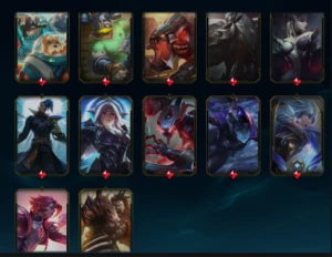 Conta League of legends TODOS OS CHAMPS 144 SKINS ESMERALDA1 LOL