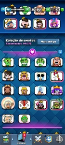 Conta CLASH ROYALE NV 64, troféus 11k+, 17 Evo, 2 Hero, LEIA