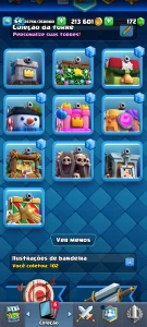 Conta CLASH ROYALE NV 64, troféus 11k+, 17 Evo, 2 Hero, LEIA