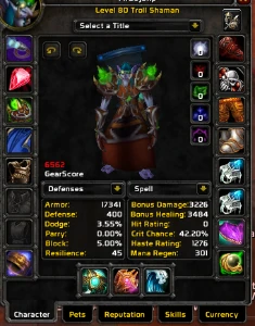 Wow Brasil 3.3.5 (Shaman Full Pvp E Pve Com Valanyr) - Blizzard