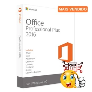 Pacote Office Pro Plus 2016 Licença Vitalícia Original - Softwares e Licenças