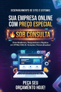 Desenvolvemos Sites E Sistemas Em Html Com Preços Especial - Sites, Lojas e Sistemas Prontos Sites e Scripts