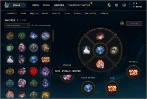 CONTA LEAGUE OF LEGENDS DIAMANTE 1 3 SKINS ULTIMATE LOL