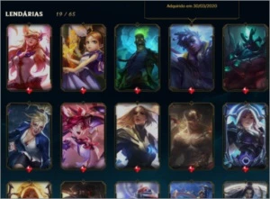 CONTA DE LOL, TFT E VALORANT COM SKINS - League of Legends