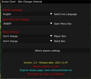 Evolut Client - League of Legends LOL