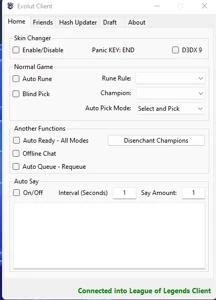 Evolut Client - League of Legends LOL