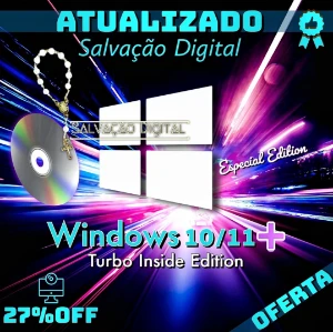 Windows Estado Turbo 10 ou 11 PRO - Softwares e Licenças