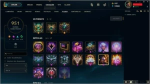 CONTA DE LOL SUPER RARA - CONTA DE COLECIONADOR - League of Legends
