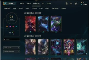 Conta lol Platina 3 - League of Legends