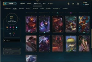 Conta lol Platina 3 - League of Legends