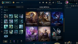 Conta LoL platina 1 75 pdl full champ 730 skins - League of Legends