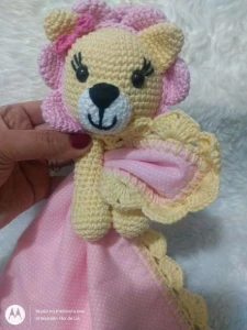 Naninha ou Manta do Apego em Crochê - Artesanato e Personalizados