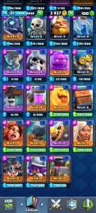 Conta Clash Royale com quase todas as lendárias