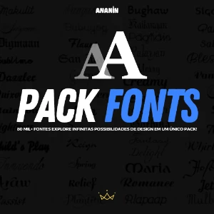 Super Pack +80000 Fonts - Para Designer