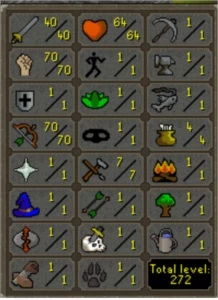 OSRS PURE / 70 RANGED / 70 STR / 40 ATK / 10 QP - Runescape