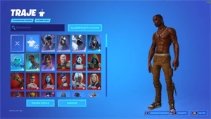Conta Travis Scott + passe de batalha desde a temporada 4 - Fortnite