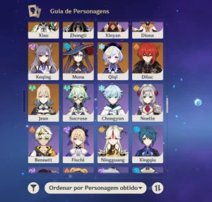 Conta Genshin Impact nível 60