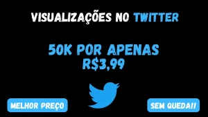 [Menor Preço]✨Visualizações No Twitter 50K Por R$3,99 - Redes Sociais