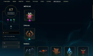 Conta de Lol Top Full Champ + de 1000 skins - League of Legends