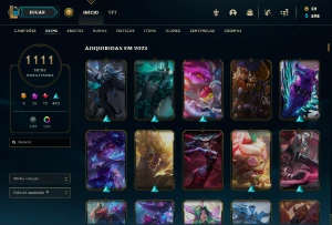 Conta de Lol Top Full Champ + de 1000 skins - League of Legends