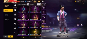 Conta de free fire com primeiro passe
