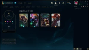 LEVEL 30 - SKIN MISS FORTUNE VINGADORA EXOCÓSMICA + 3 skins - League of Legends LOL