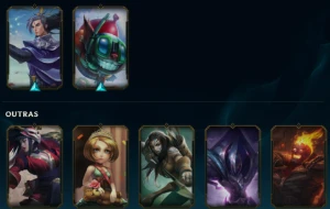 Conta League of Legends 68 Skins Full Acesso LOL