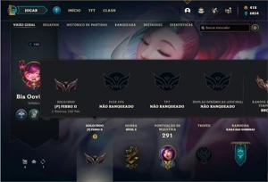 Conta Ferro 2 com 93 Champs e 120 Skins + 3 Ultimates - League of Legends LOL
