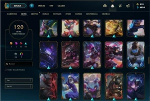 Conta Ferro 2 com 93 Champs e 120 Skins + 3 Ultimates - League of Legends LOL