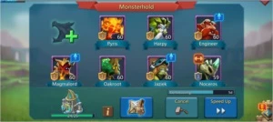 Conta 345M de poder, com T4 - Lords Mobile