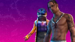 Procuro conta de fortnite com TRAVIS SCOTT de até R$240,00 - Outros