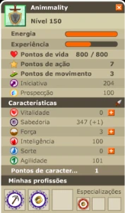 Cra 150 Com Scrolls - Servidor Boon Retro - Dofus